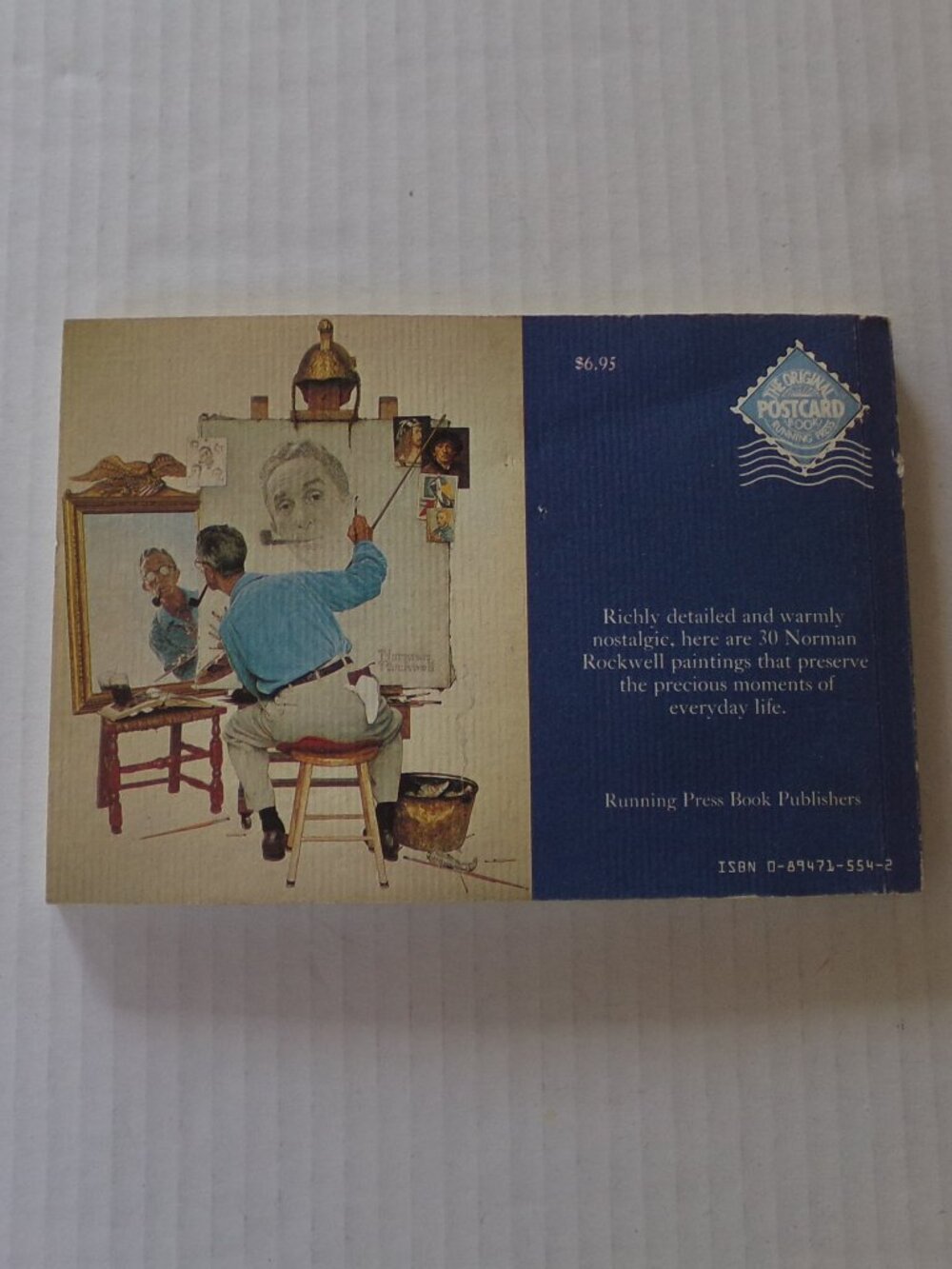 Norman Rockwell Postcard Book 30 Classic Full Color Scenes Nostalgic